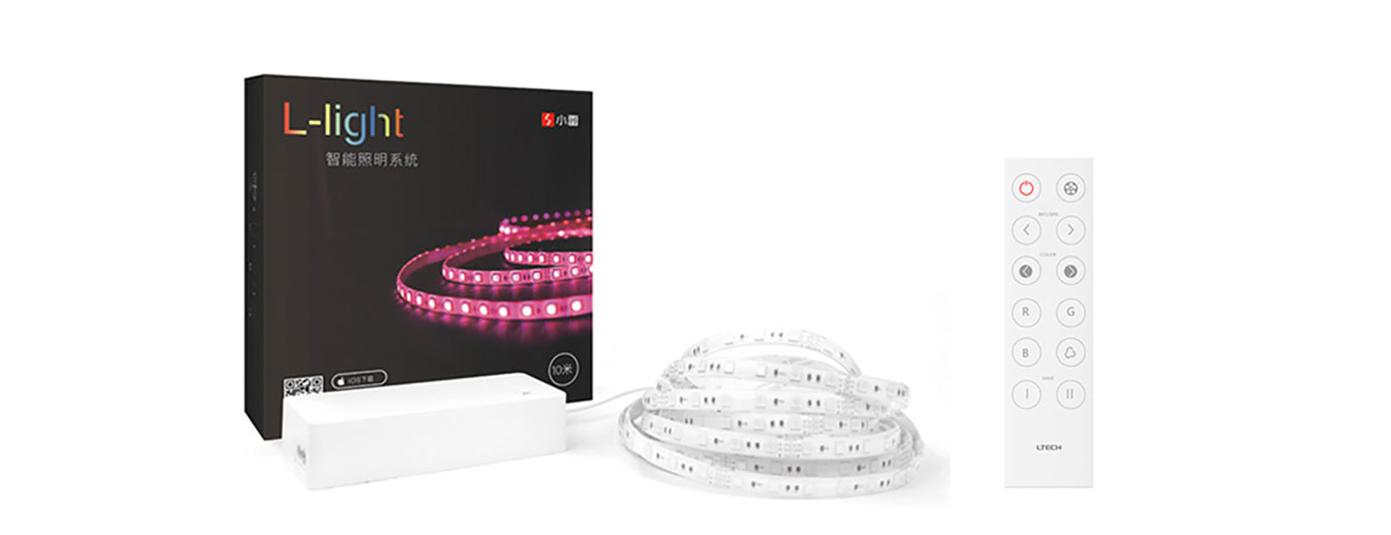 Smart Home RF 10meter RGB kit, 70W 24Vdc , Android and IOS interface, 30 m RF range, IP44.